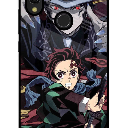 Demon Slayer Redmi 7 Glass Case Back Cover by Casekaro
