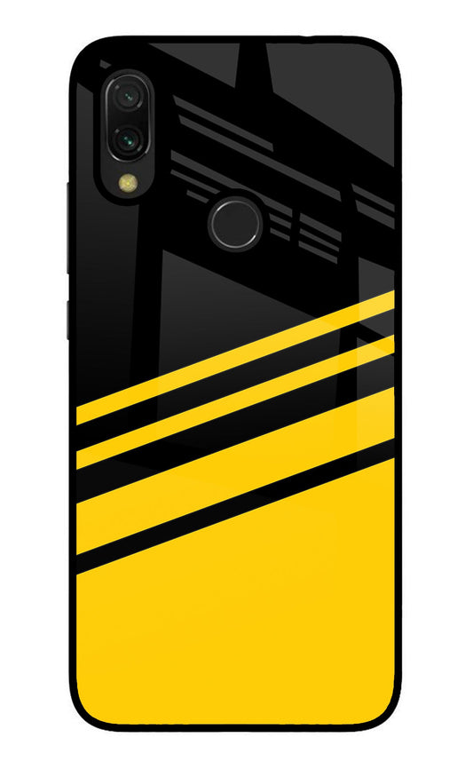 Yellow Shades Redmi 7 Glass Case