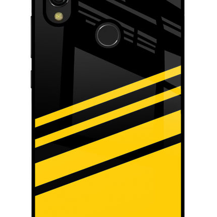 Yellow Shades Redmi 7 Glass Case Back Cover by Casekaro