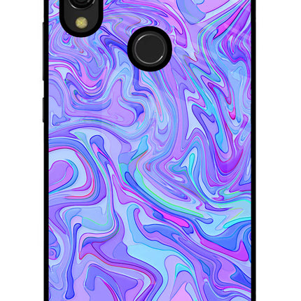 Glitter Redmi 7 Glass Case Back Cover by Casekaro