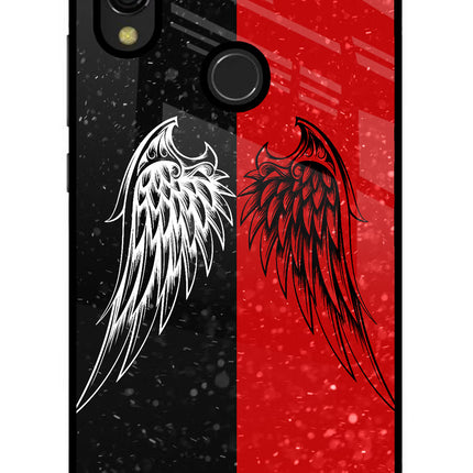 Wings Redmi 7 Glass Case