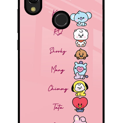 BTS names Redmi 7 Glass Case