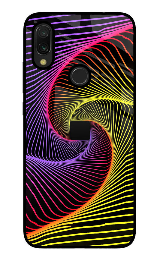 Colorful Strings Redmi 7 Glass Case