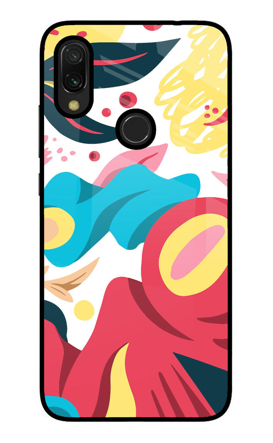 Trippy Art Redmi 7 Glass Case