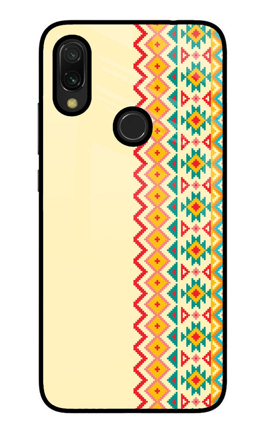 Ethnic Seamless Redmi 7 Glass Case