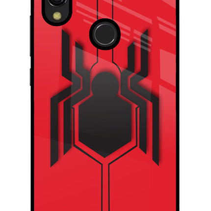Spider Redmi 7 Glass Case Back Cover by Casekaro