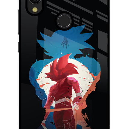 Goku Redmi 7 Glass Case Back Cover by Casekaro