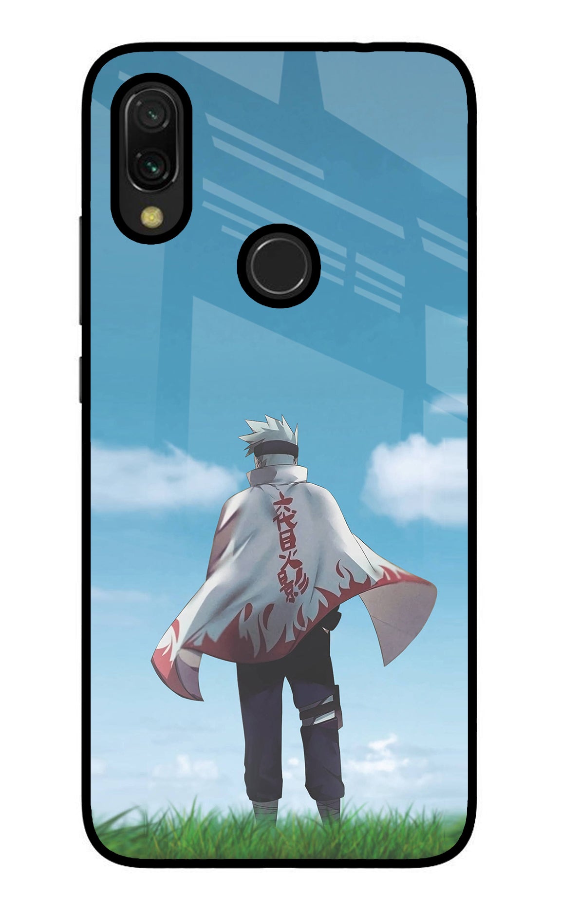 Kakashi Redmi 7 Glass Case