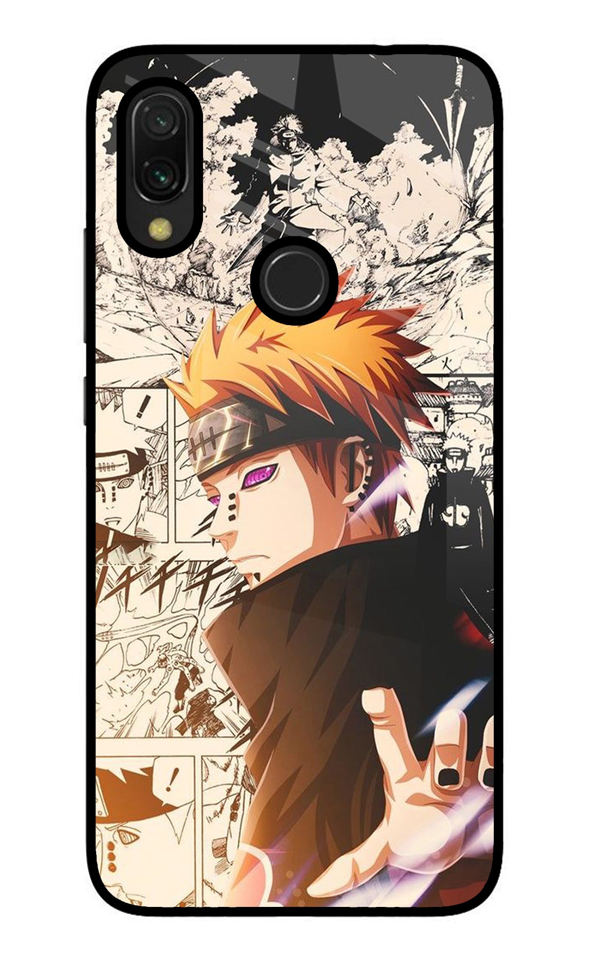 Pain Anime Redmi 7 Glass Case