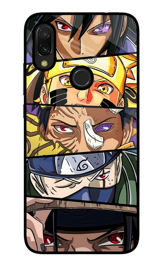 Naruto Character Redmi 7 Glass Case