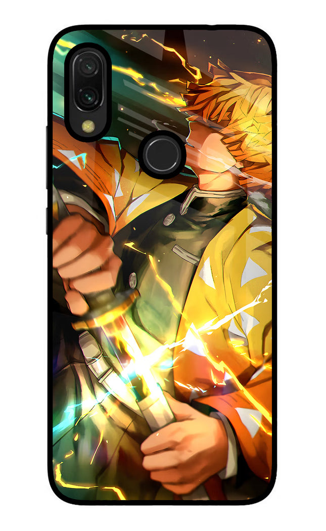 Demon Slayer Redmi 7 Glass Case Back Cover by Casekaro