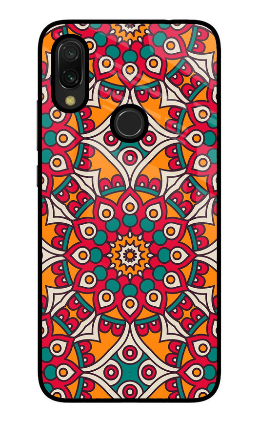 Mandala Art Redmi 7 Glass Case