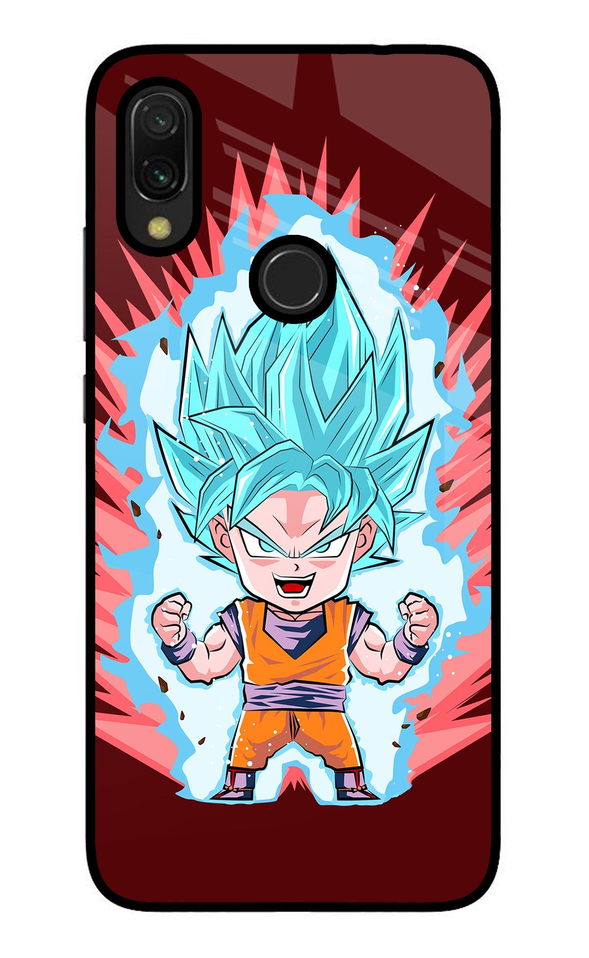 Goku Little Redmi 7 Glass Case