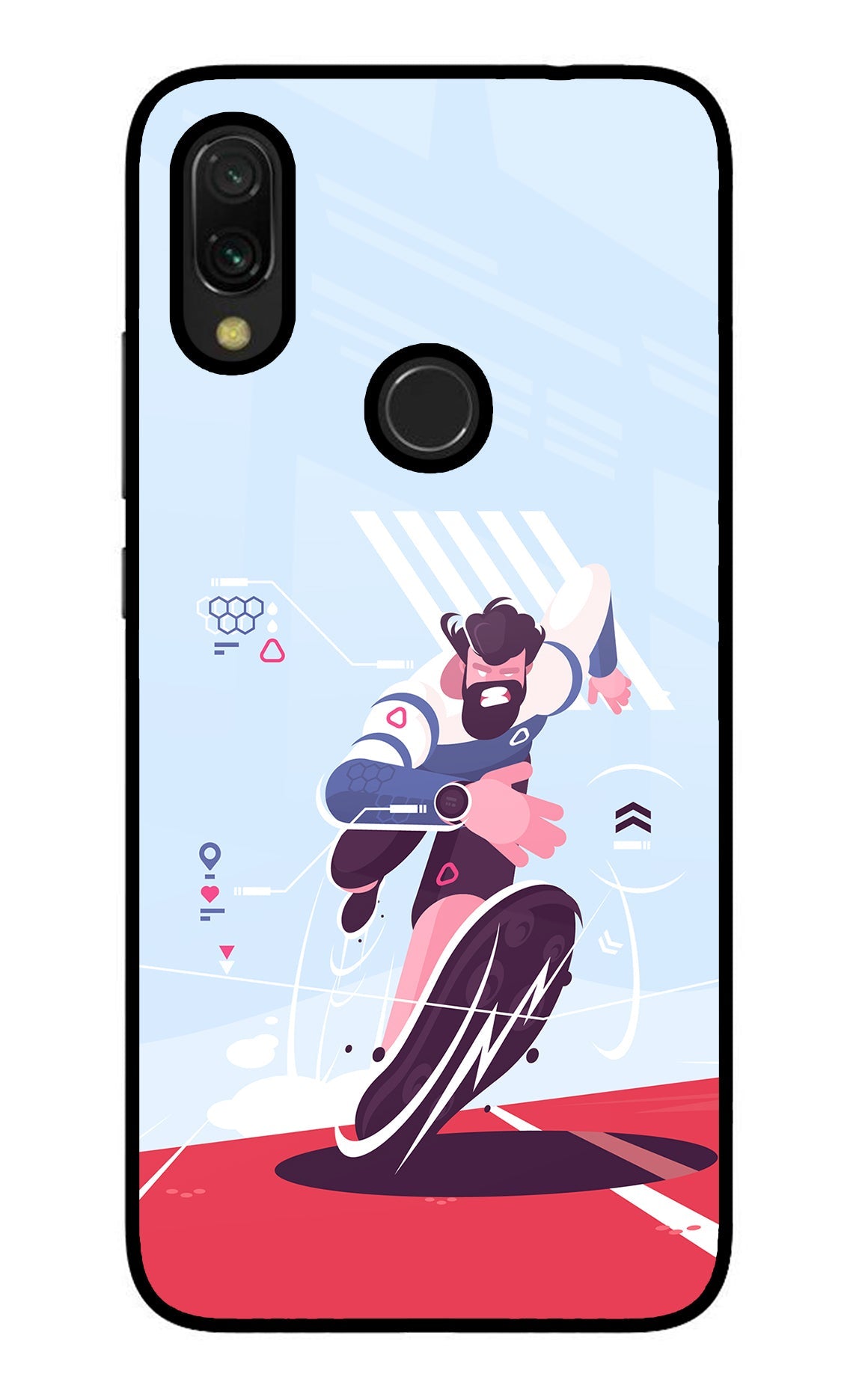 Run Pro Redmi 7 Glass Case