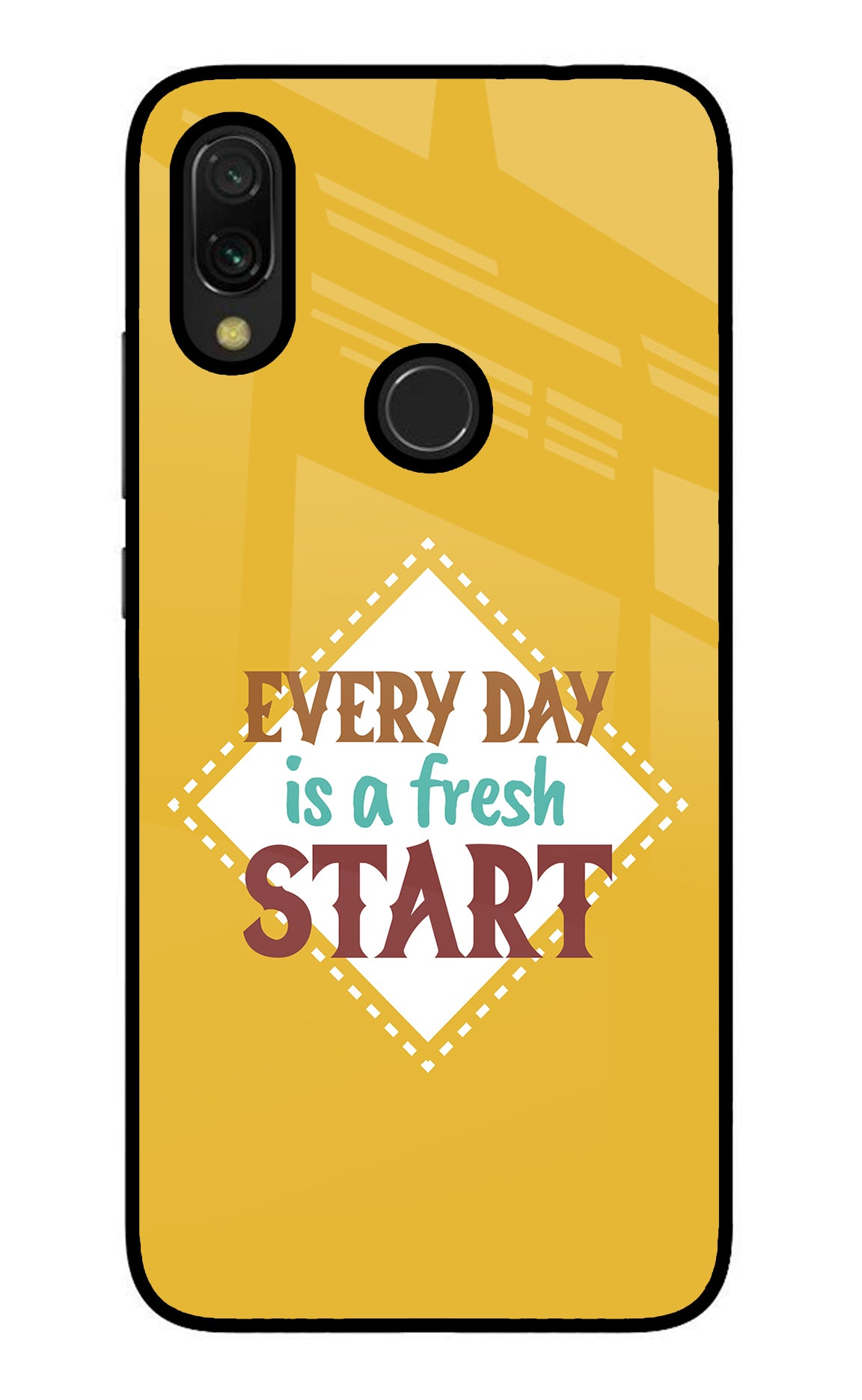 Every day is a Fresh Start Redmi 7 Back Cover