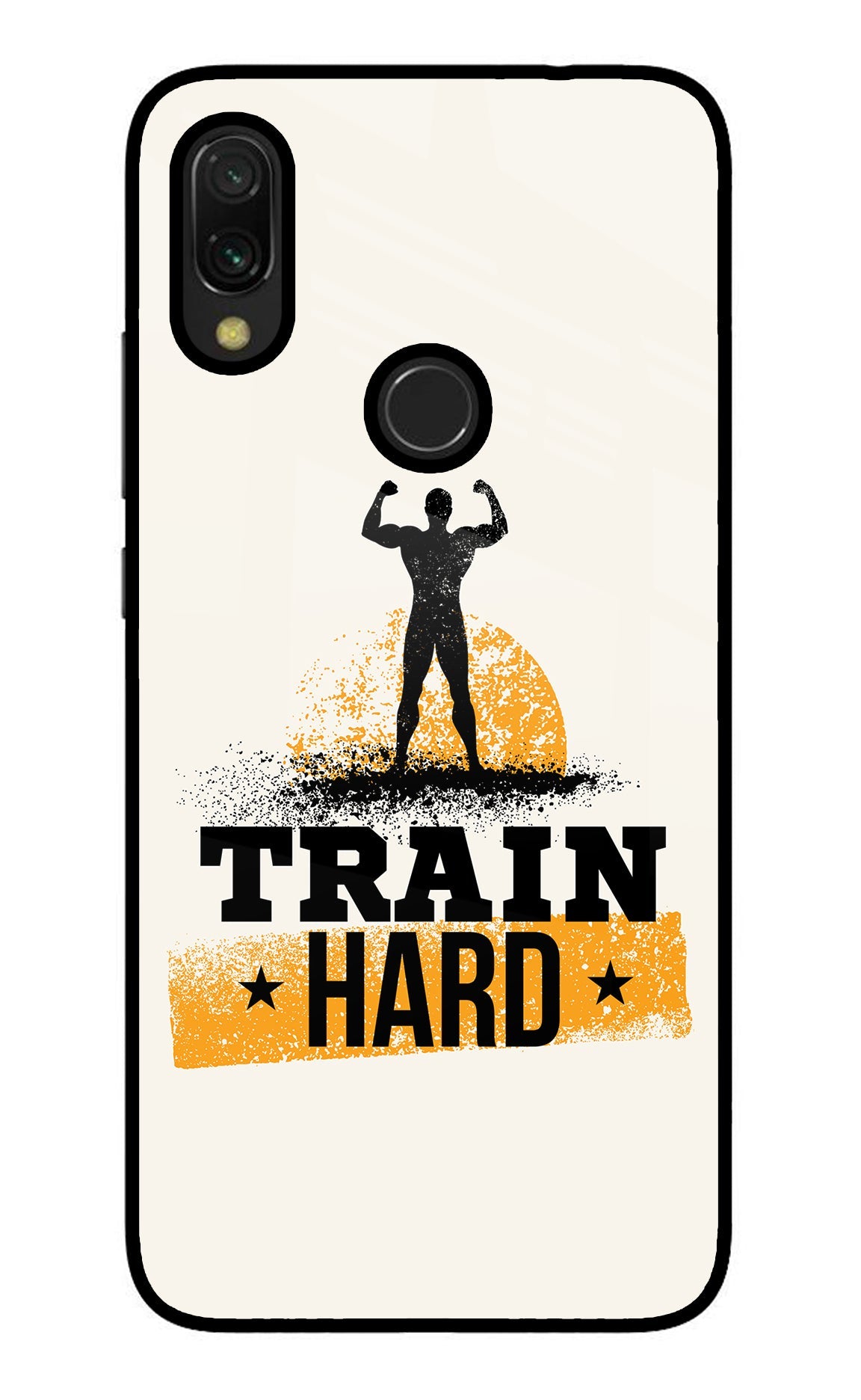 Train Hard Redmi 7 Glass Case