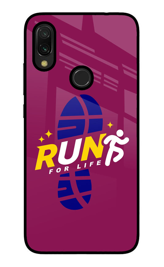 Run for Life Redmi 7 Glass Case