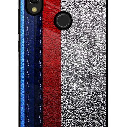 BMW Stripes Redmi 7 Glass Case