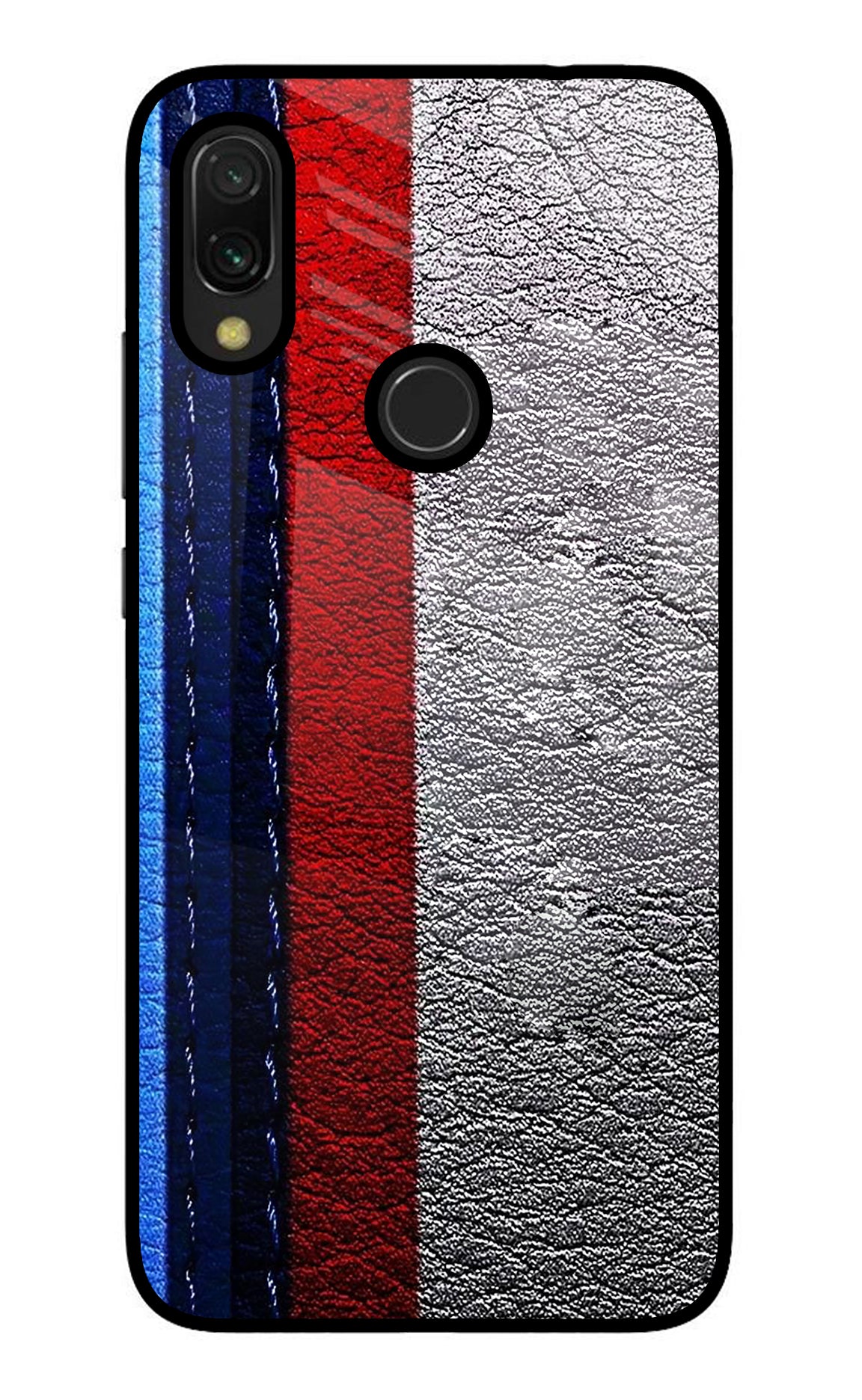 BMW Stripes Redmi 7 Glass Case