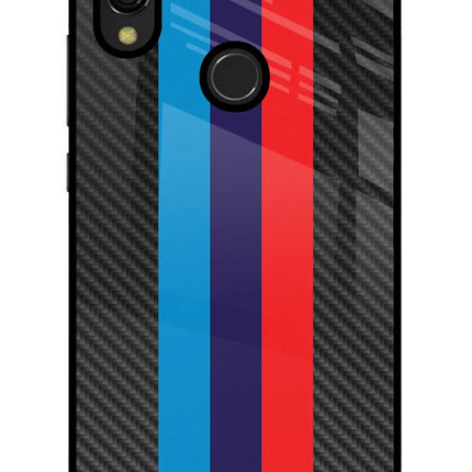 BMW Stripes Pattern Redmi 7 Glass Case