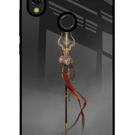 Shiv Trishul Redmi 7 Glass Case Back Cover by Casekaro