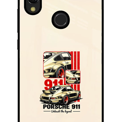 Classic Porsche 911 Redmi 7 Glass Case