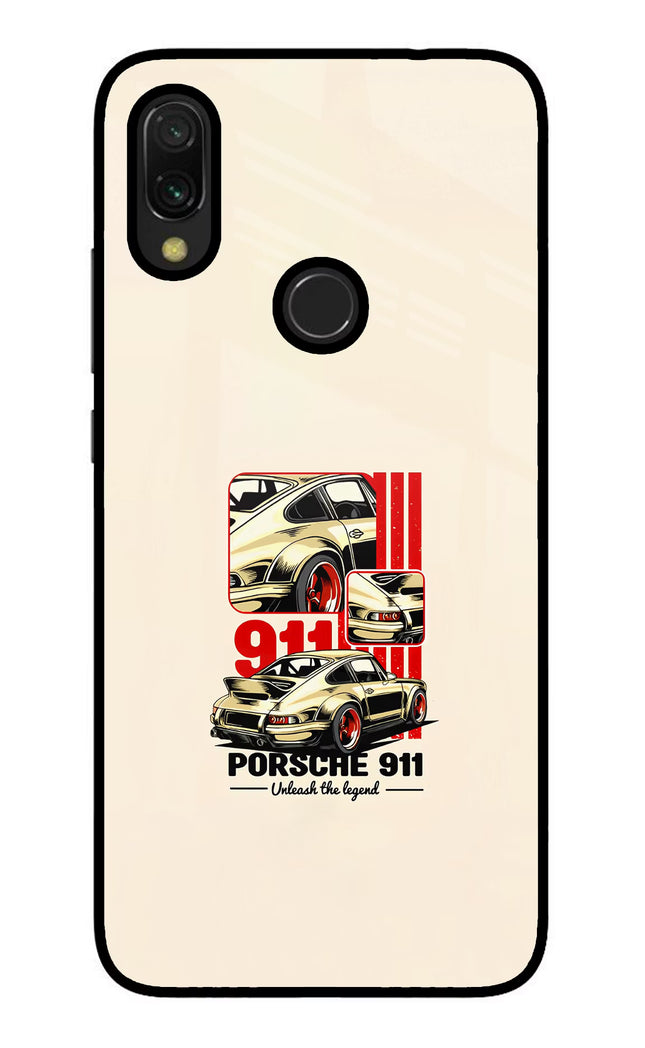 Classic Porsche 911 Redmi 7 Glass Case