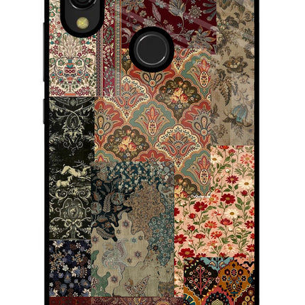Desi Print Redmi 7 Glass Case Back Cover by Casekaro