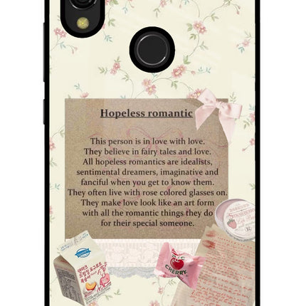 Hopeless Romantic Redmi 7 Glass Case