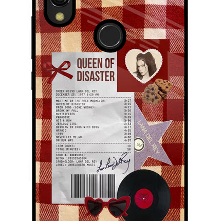 Queen of Disaster Redmi 7 Glass Case