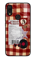 Queen of Disaster Redmi 7 Glass Case