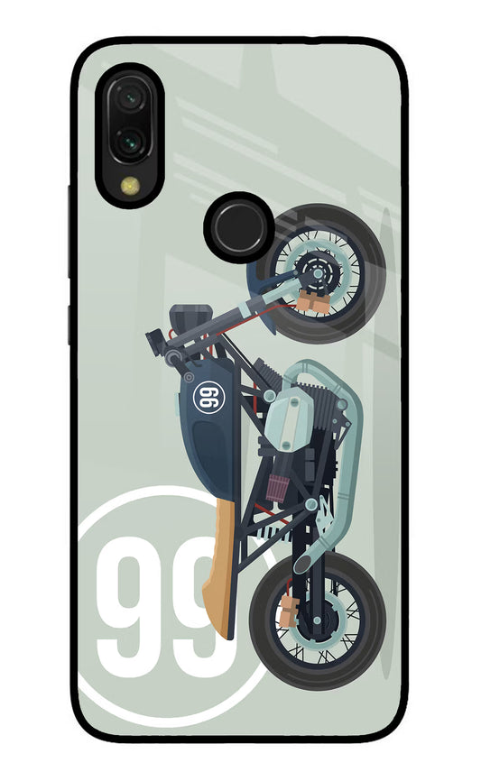 Classic Cafe Racer 99 Redmi 7 Glass Case