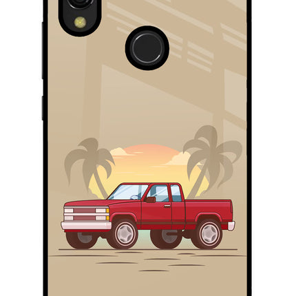 Desert Classic Drive Redmi 7 Glass Case Back Cover by Casekaro