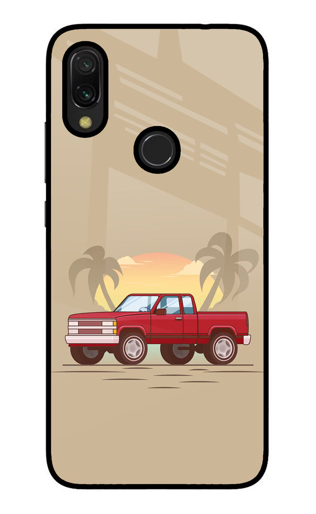 Desert Classic Drive Redmi 7 Glass Case Back Cover by Casekaro