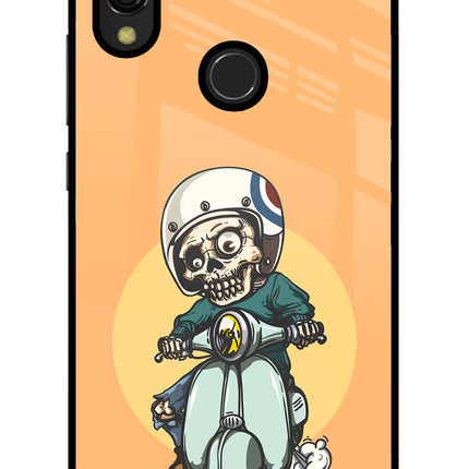 Undead Biker Redmi 7 Glass Case