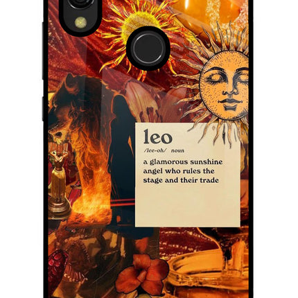 Leo Zodiac Redmi 7 Glass Case