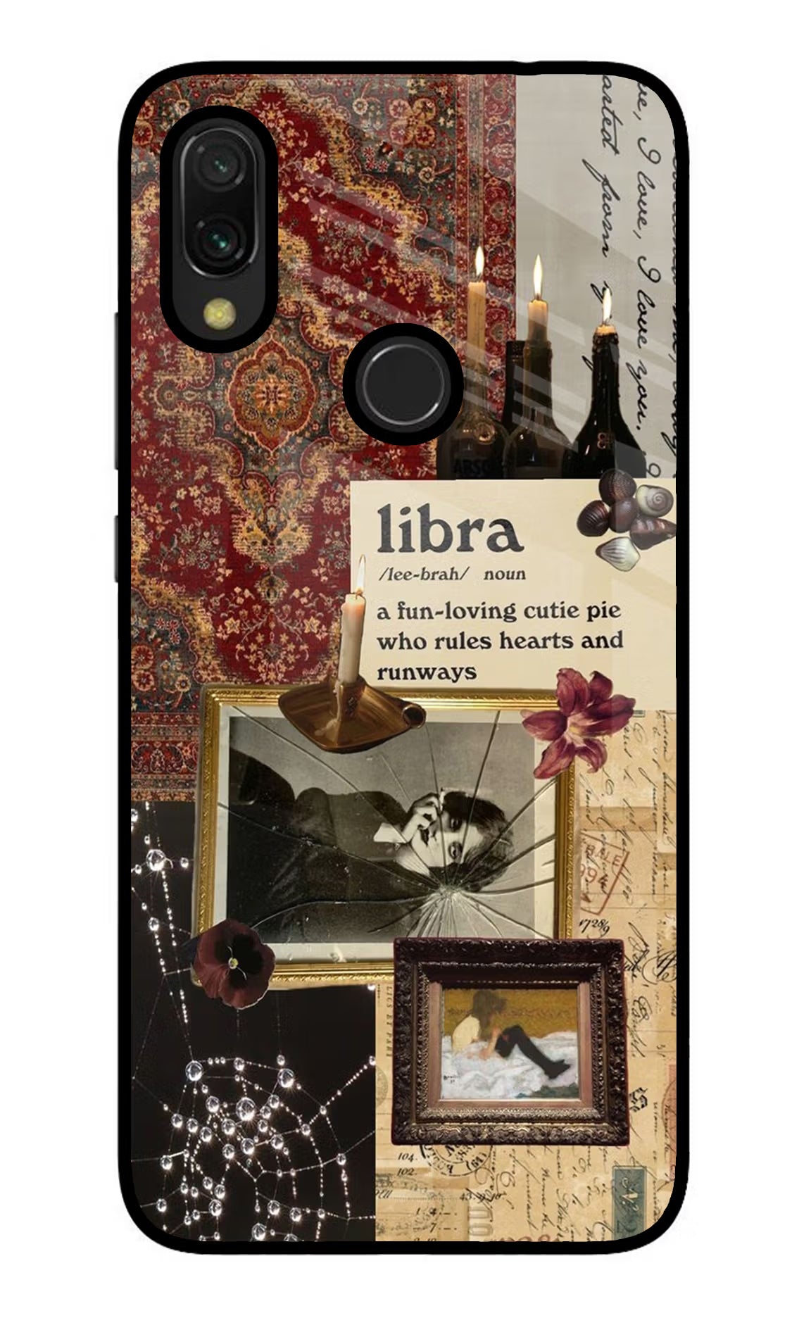 Libra Zodiac Redmi 7 Glass Case