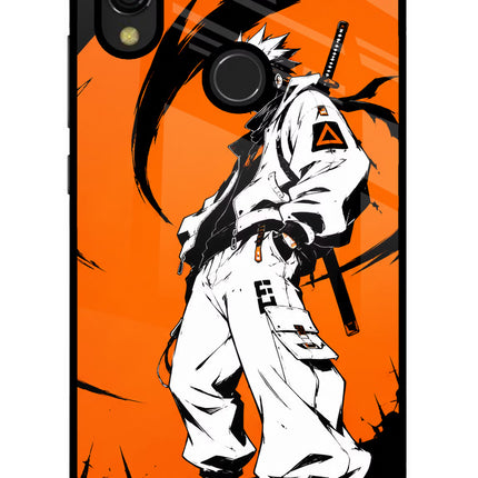 Street Samurai  Redmi 7 Glass Case Back Cover by Casekaro