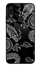 Twin Dragons Redmi 7 Glass Case