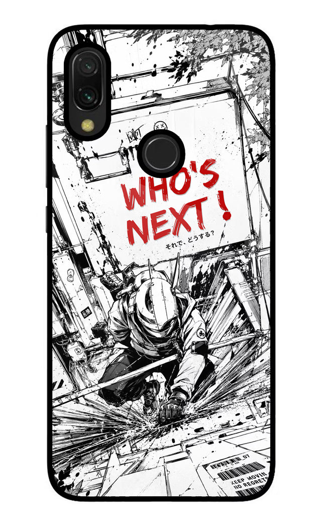 Who's Next Redmi 7 Glass Case