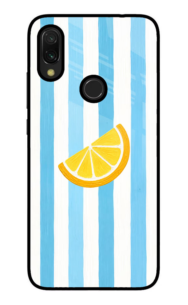 Summer Lemon Redmi 7 Glass Case