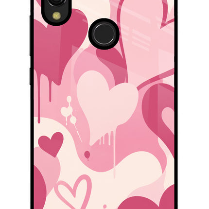 Hearty case Redmi 7 Glass Case