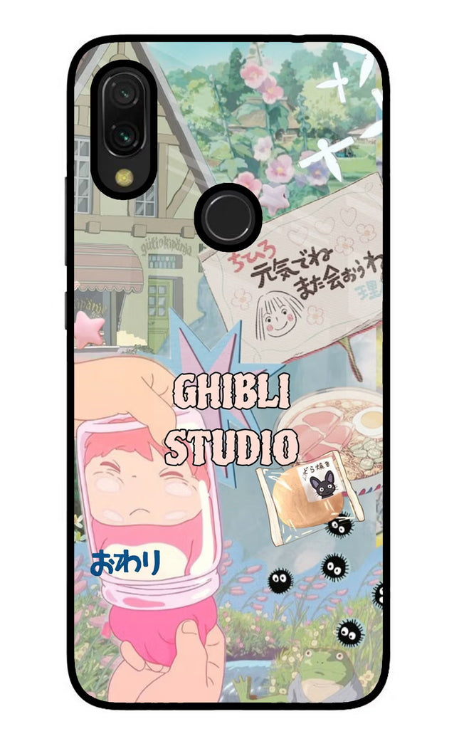 Studio Ghibli Redmi 7 Glass Case