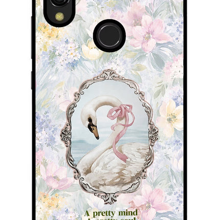 Pretty Mind Pretty Soul Redmi 7 Glass Case Back Cover by Casekaro