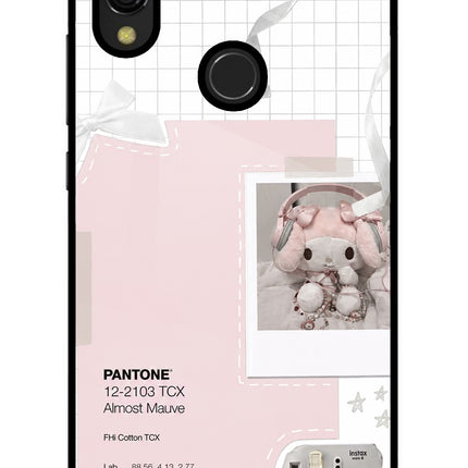 Pantone Asthetic Redmi 7 Glass Case Back Cover by Casekaro