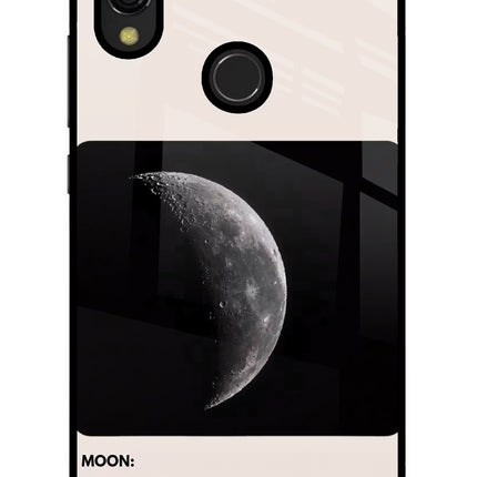 Moon Phase Redmi 7 Glass Case
