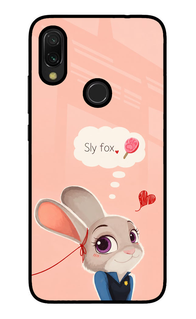 Judy Charm Redmi 7 Glass Case Back Cover by Casekaro