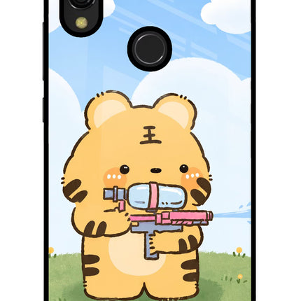 Tiger Treat Redmi 7 Glass Case