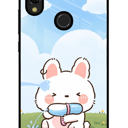 Bunny Treat Redmi 7 Glass Case