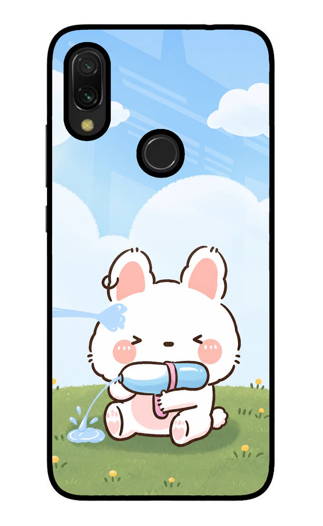 Bunny Treat Redmi 7 Glass Case